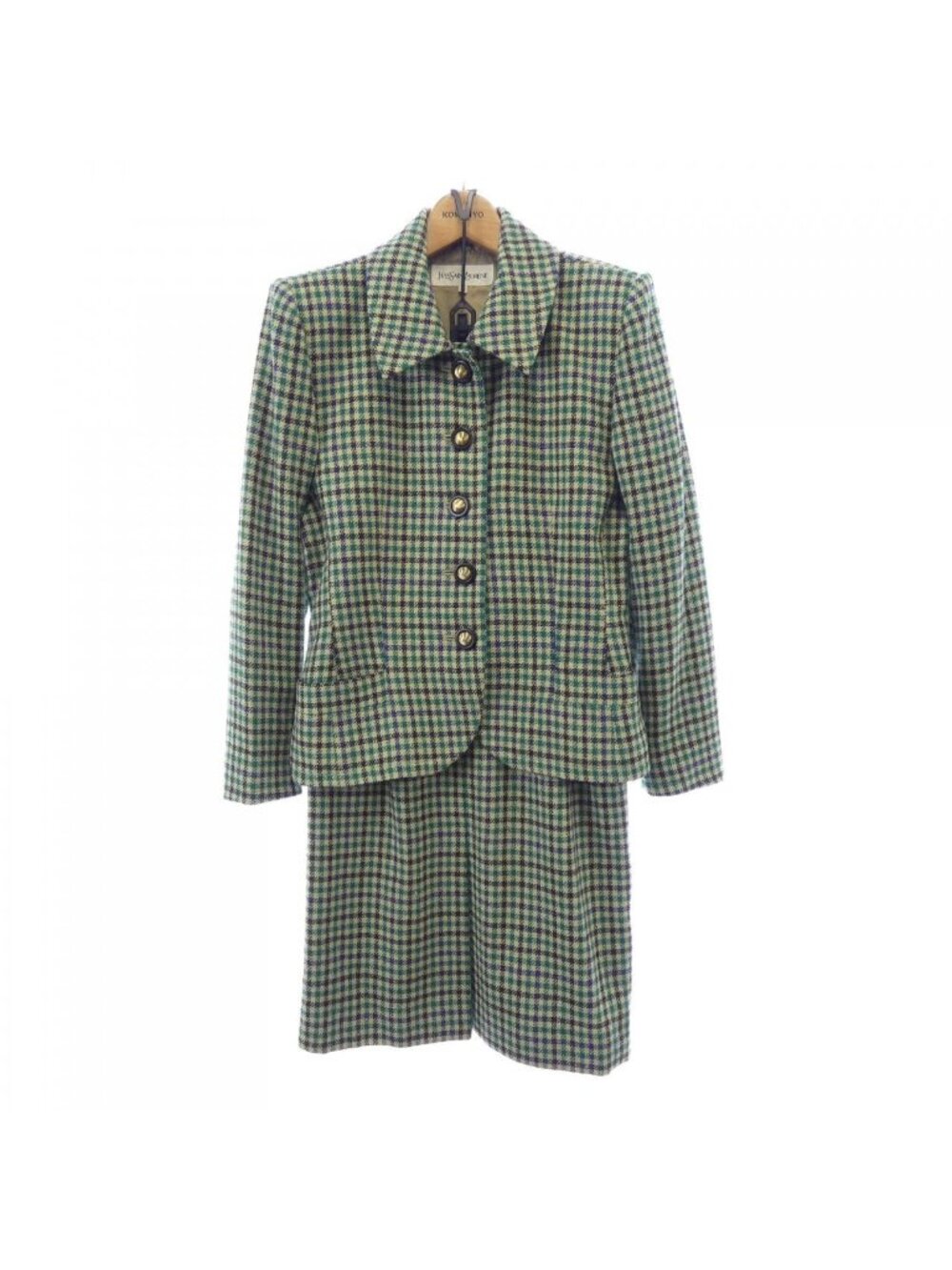 Saint Laurent Suit Green